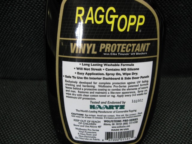 RAGGTOPP Vinyl Protectant